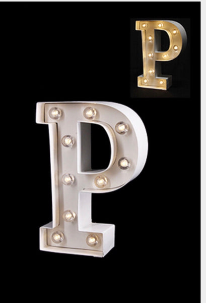P Letter Light