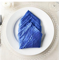 Blue Taffeta Fabric Napkins