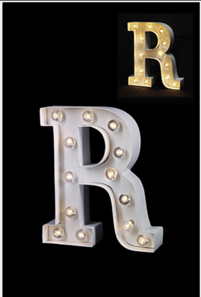 R Letter Light