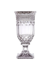 Tall Crystal Glass Vase