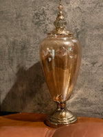 Apothecary Amber Glass Jar set
